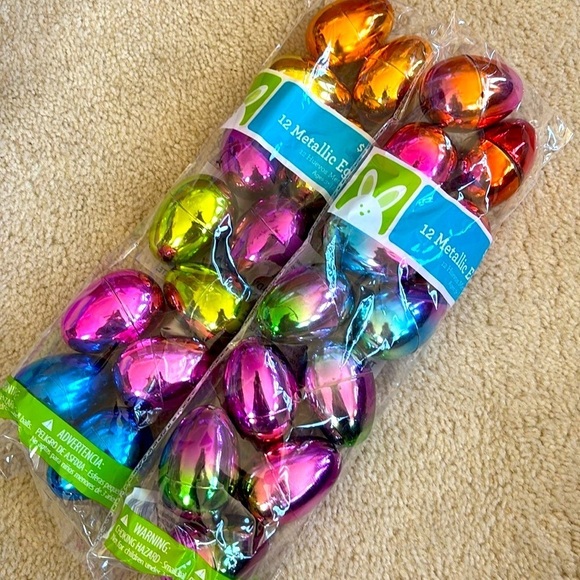 Brand New Disney Minnie Mouse Plush Easter Basket Fillable Colored Metallic Eggs - Picture 10 of 16